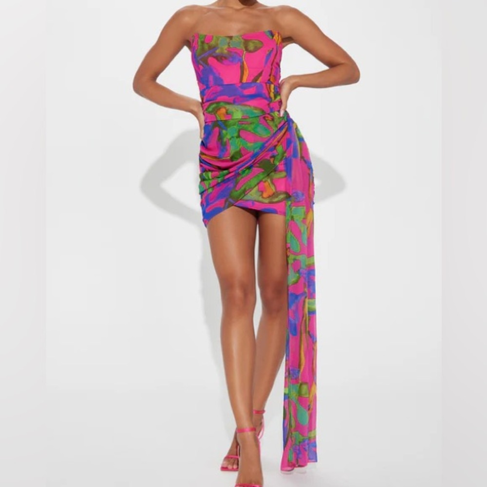 Chiffon Mini Dress